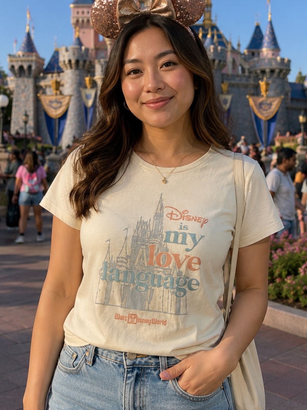 Disney Cream Graphic Tee